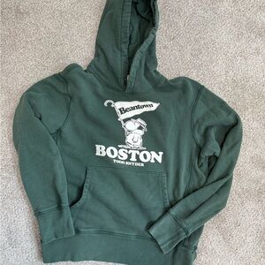 Todd Snyder Peanuts Collection Boston hooded Sweatshirt M